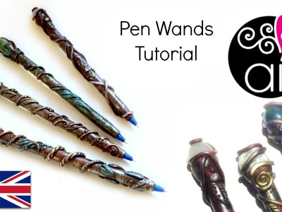 Tutorial Magic Wands Pens | Inspired by Harry Potter | Polymer Clay Tutorial