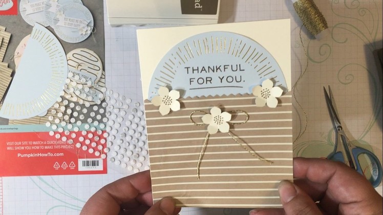 UnBoxing & Alternative Card Idea #1: May 2017 Paper Pumpkin Kit - Sprinkled With Love