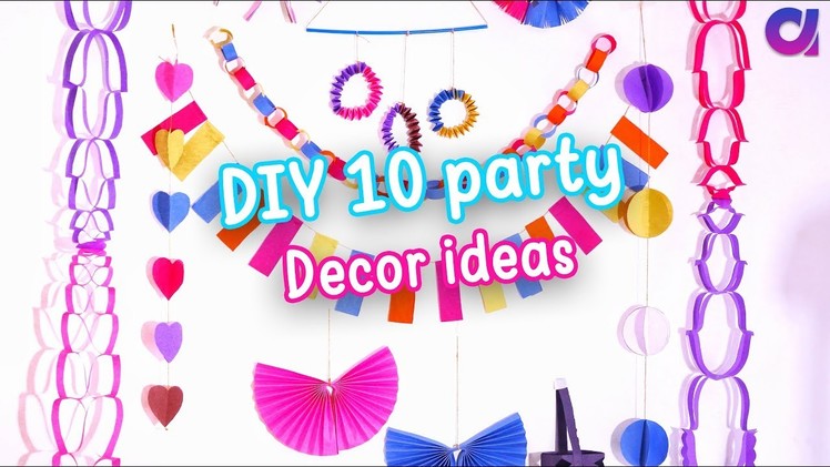10 AMAZING DIY Easy Party Decorations Ideas | Cute Decor | birthday party ideas | Artkala 289