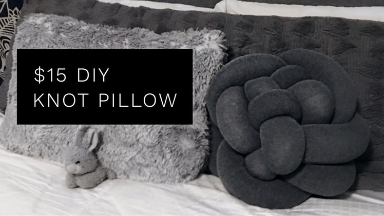 $15 DIY Knot Pillow ( SO EASY!) | Pinterest Inspired | Minimalist Home Decor | NOVAKATE
