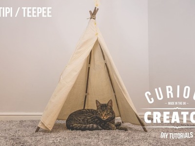 #20 Cat or Pet Tipi. Teepee - DIY Curious Creator