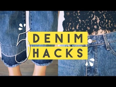 5 DIY Denim Hacks