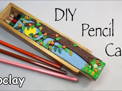 Back to school - DIY Pencil case  -  Polymer clay tutorial