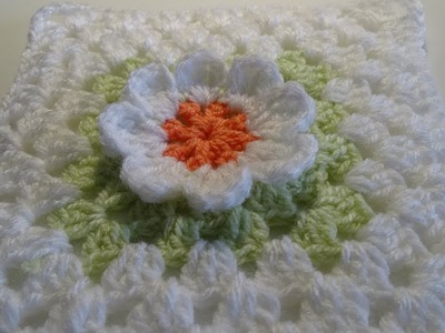 Crochet easy Flower Granny Square