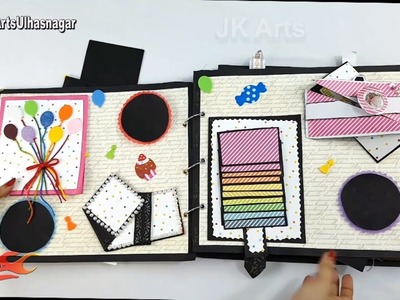 DIY Birthday Scrapbook for HIM | Birthay Gift Idea | How to make a Scrapbook | JK Arts1261