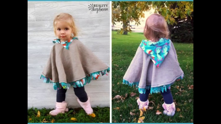DIY Carseat Poncho Tutorial . with a no-sew option!