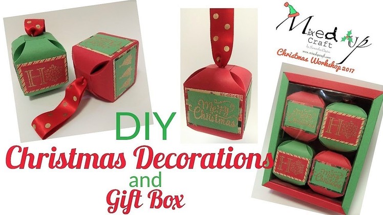 DIY Christmas Decorations and Gift Box | Video Tutorial