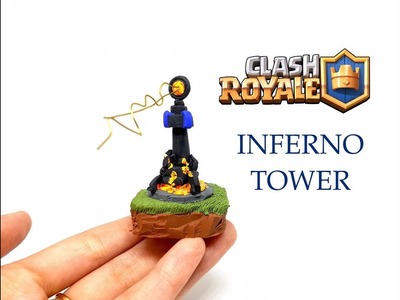 DIY Clash Royale Inferno Tower - Polymer clay tutorial