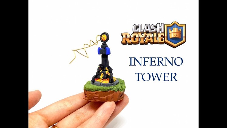 DIY Clash Royale Inferno Tower - Polymer clay tutorial