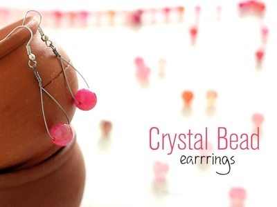 DIY Crystal Bead Earrings