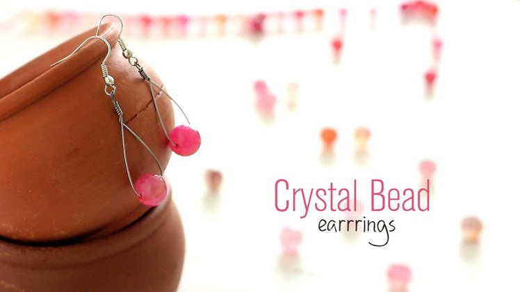 DIY Crystal Bead Earrings