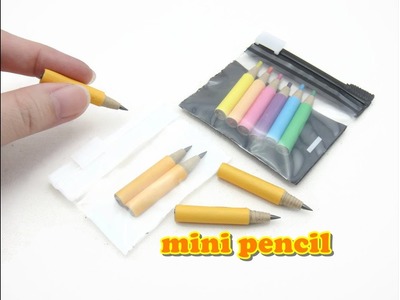 DIY Doll Miniature Accessories - School Supplies - Pencil & Pencil Case (Really Works)