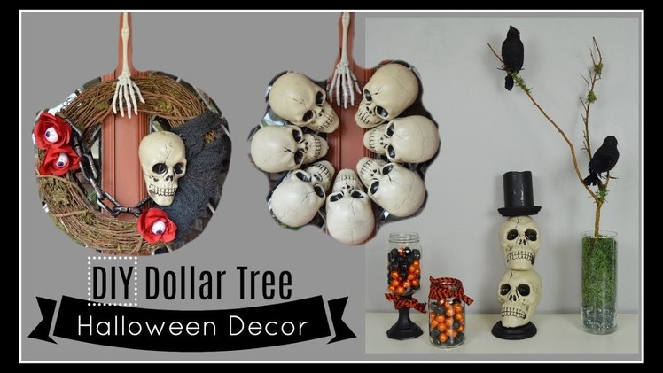 DIY DOLLAR TREE HALLOWEEN DECOR | Home Decor & Wreaths