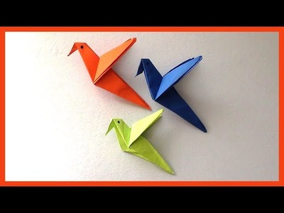 DIY Easy Paper Birds Origami | Simple Paper Crafts for Kids & Beginners