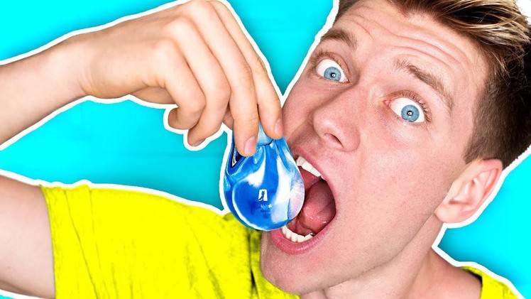 DIY Edible Water Bottle YOU CAN EAT!!!!! *NO PLASTIC* Learn How To Make The Best DIY Liquid Food