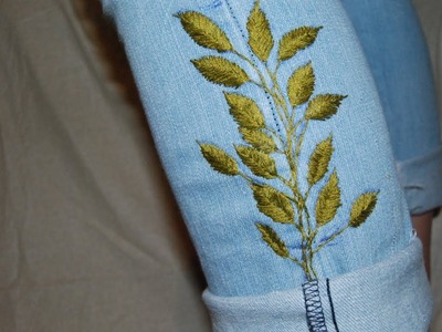 DIY EMBROIDERED JEANS