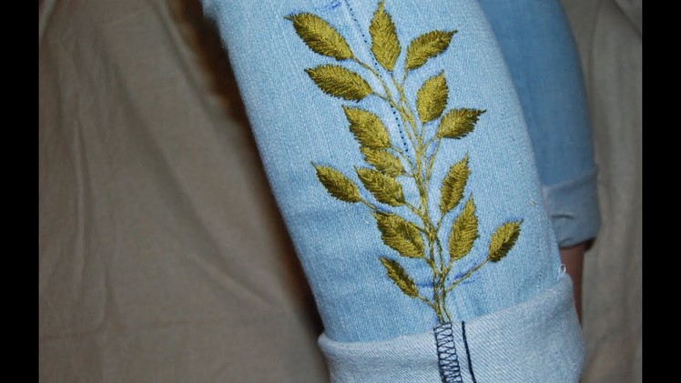 DIY EMBROIDERED JEANS