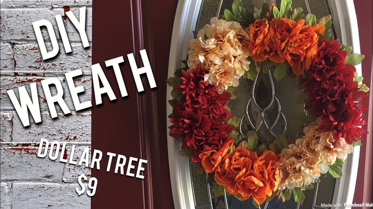 DIY Fall Wreath for $9