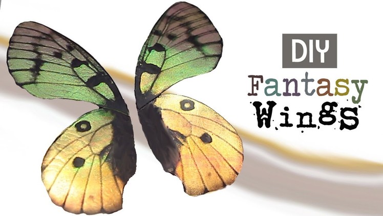 DIY Fantasy Wing Tutorial for Fairy, Dragon and Butterfly Projects- How to