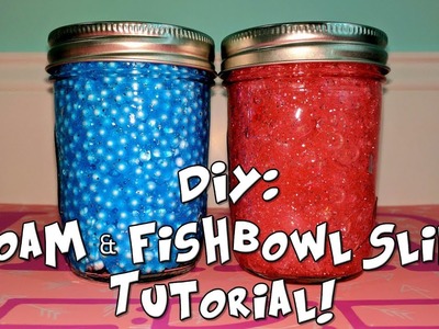 DIY: Floam Slime & Fishbowl Slime TUTORIAL! ???? | StephKayCee