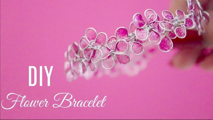 DIY Flower Bracelet | Jewellery Making | Sakshi Kamat
