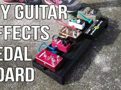 DIY Guitar Effects Pedalboard from Subwoofer Scraps