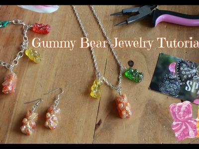 DIY: Handmade Sparkly Gummy Bear Jewelry Tutorial
