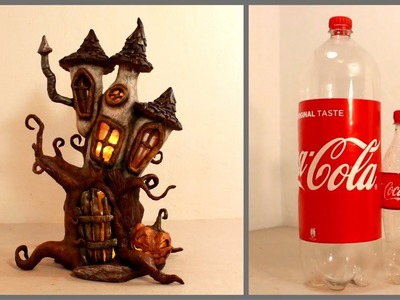 ❣DIY Haunted Fairy House Lamp Using Coke Plastic Bottles❣