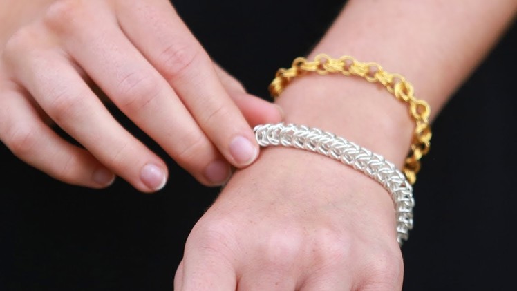 DIY How to Jewellery- Chainmaille Bracelet Tutorial