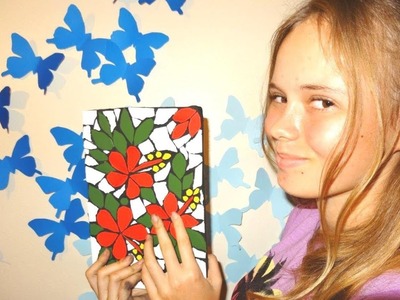 DIY How To Make Mosaic Art for Kids Tutorial Crafts Jennifers Fair Vlogs
