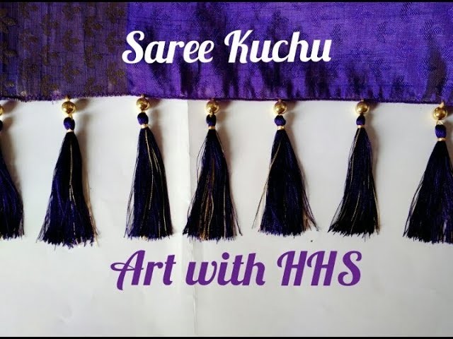 ||DIY|| How to Make Saree Kuchu | Tessels using Beads | Art with HHS