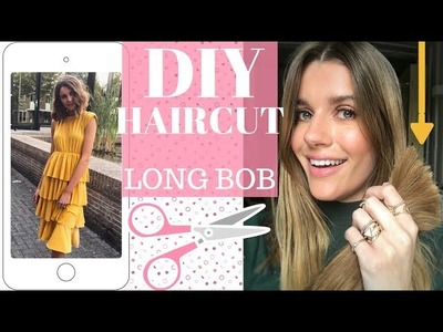 DIY: LONG BOB HAIRCUT TUTORIAL✂️ HOW TO CUT YOUR OWN HAIR