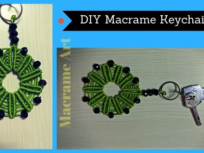 DIY macrame keychain | Macrame Art