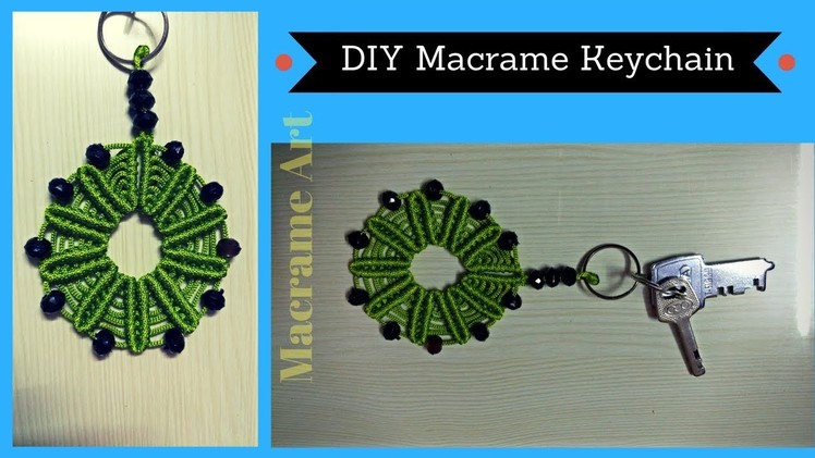 DIY macrame keychain | Macrame Art