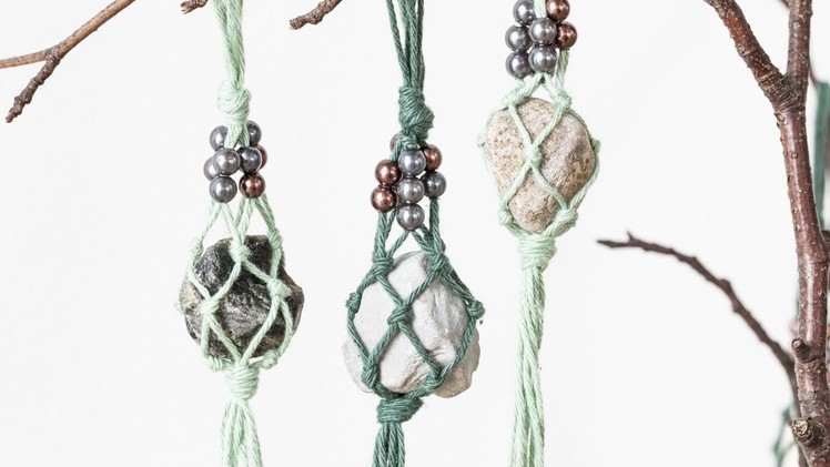DIY : Macramé ornaments by Søstrene Grene