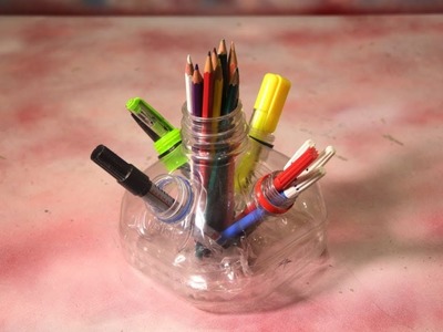 DIY | Make Amazing Big Pen Stand With Plastic Bottle At Home