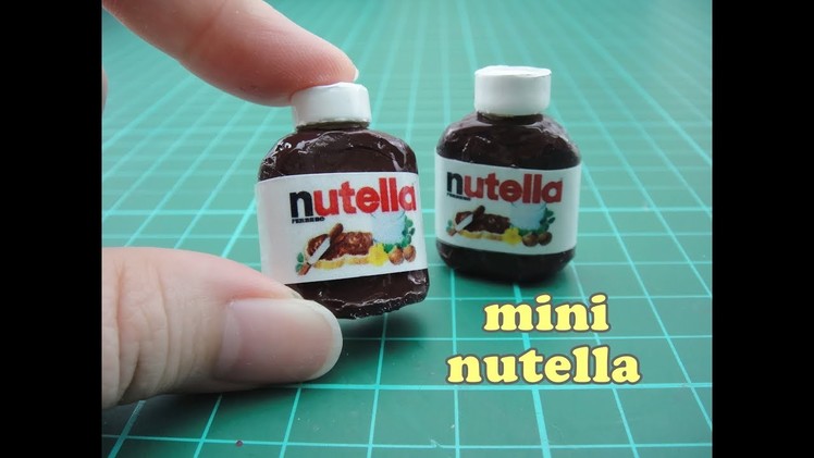 DIY Miniature Doll Accessories Mini Nutella