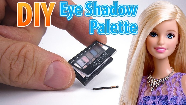 DIY Miniature Eye Shadow Palette | DollHouse | No Polymer Clay!