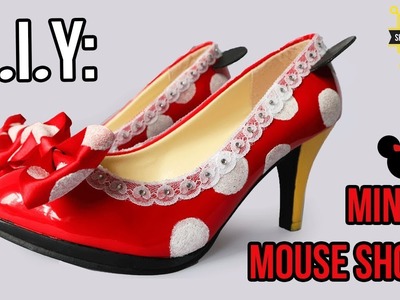 DIY: Minnie Mouse High Heel Shoes Tutorial!
