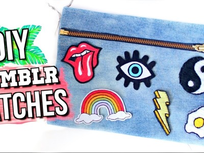 DIY PATCHES Using Things You ALREADY Have! | JENerationDIY