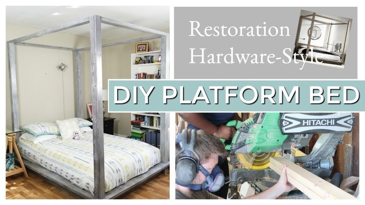 DIY Platform Bed Part 1 - How to Decorate Bedroom On A Budget - Frugal Living
