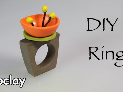 DIY Polymer Clay Ring - Easy tutorial