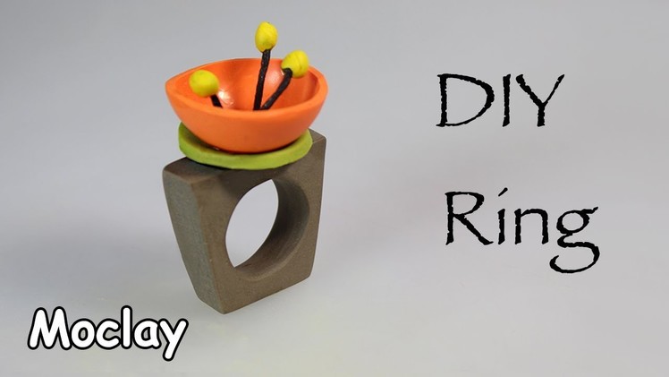 DIY Polymer Clay Ring - Easy tutorial