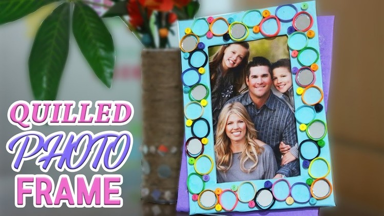 DIY Quilled Photo Frame Tutorial | Home Decor | Paper Crafts when you’re bored at Home