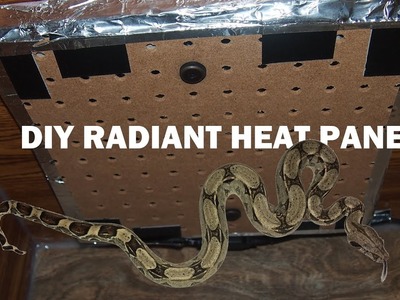DIY Radiant Heat Panel for Reptiles
