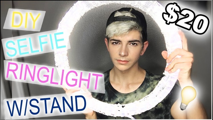 DIY Ring Light Tutorial | Under $20 W.STAND [Side By Side Comparison]
