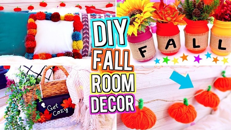 DIY ROOM DECOR 2017! DIY Fall Room Decor! DIY Room Decorations!  Easy & Cute DIY's For Your Room!