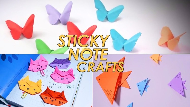 DIY Sticky Note Origami Tutorial | 3 Minute Crafts Compilation