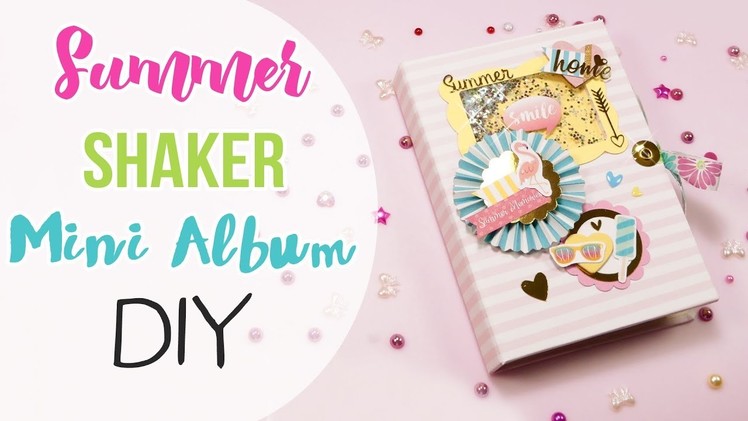 DIY Summer shaker mini Album - Mini Album Shaker Estivo
