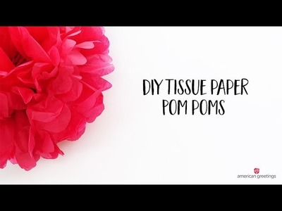 DIY Tissue Paper Pom Poms Tutorial (Full Version)